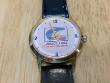 Load image into Gallery viewer, Vintage Cresco Lines Men Gold Tone Leather Hand-Wind Mechanical Watch Hours
