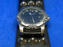 Load image into Gallery viewer, Wrangler Men Studded Bund Band Moving Bezel Analog Quartz Watch Hour~New Battery

