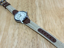 Load image into Gallery viewer, Unused MacLean-Fogg Men Lady Silver Beige Analog Quartz Watch Hours~New Battery
