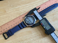 Load image into Gallery viewer, Casio AE-1000W Men Silver Blue Digital Alarm Chrono Quartz Watch Hour~New Batter
