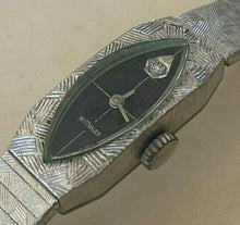 Load image into Gallery viewer, VTG Wittnauer Longines Lady 10k Gold Filled Band Diamond Hand-Wind Watch Hours
