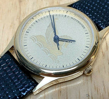 Load image into Gallery viewer, Vintage Wittnauer Pegasus Dial Men Gold Tone Analog Quartz Watch Hour~New Batter
