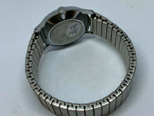 Load image into Gallery viewer, Vintage Acqua Timex Mens Silver White Stretch Hand Wind Mechanical Watch Hours
