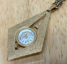 Load image into Gallery viewer, Nice Vintage Dorset Lady 17 Jewels Gold Tone Hand-Wind Pendant Pocket Watch Hour
