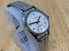 Load image into Gallery viewer, VTG LA Marque Lady 17J Classic Silver Stretch Hand-Wind Mechanical Watch Hours
