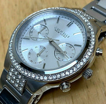 Load image into Gallery viewer, Caravelle Bulova Lady Rhinestone Analog Quartz Chronograph Watch Hour~New Batter
