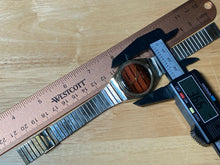 Load image into Gallery viewer, Vintage Executive Mens Gold Tone Brown Dial Hand-Wind Mechanical Watch Hours
