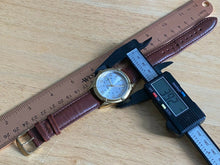 Load image into Gallery viewer, Timex Mens Military Dial Gold-Silver Analog Quartz Watch Hours~Date~New Battery
