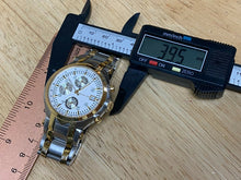 Load image into Gallery viewer, Michael Kors MK-5064 Lady Dual Tone Analog Quartz Chrono Watch Hours~New Battery
