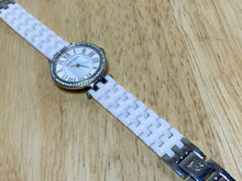 Load image into Gallery viewer, Anne Klein AK/2201 Lady Ceramic Band MOP Roman Analog Quartz Watch Hour~New Batt
