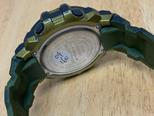 Load image into Gallery viewer, Armitron M1105 Men 100m Military Green Band Digital Chrono Watch Hour~New Batter
