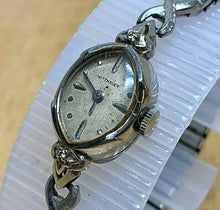 Load image into Gallery viewer, VTG Wittnauer Lady 10k Gold Filled Real Diamonds Hand-Wind Mechanical Watch Hour
