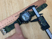 Load image into Gallery viewer, Armitron M1105 Men 100m Military Green Band Digital Chrono Watch Hour~New Batter
