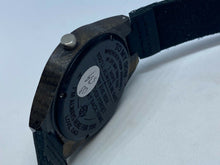 Load image into Gallery viewer, Dad To Son Mens Brown Solid Wood Leather Analog Quartz Watch Hours~New Battery
