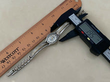 Load image into Gallery viewer, Precision By Gruen Lady Real Diamond Silver Analog Quartz Watch Hour~New Battery
