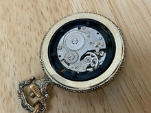 Load image into Gallery viewer, VTG Remington Mens Half-Hunter Flower Dial Liberty Hand-Wind Pocket Watch Hours
