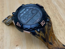 Load image into Gallery viewer, Sharp Men 50m Military Green Digital Alarm Chrono Quartz Watch Hours~New Battery
