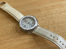 Load image into Gallery viewer, Ritmo Mundo Mens Moving Bezel Clear Case Leather Self-Wind Automatic Watch Hours
