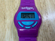 Load image into Gallery viewer, Smiggle Purple Green LCD Digital Quartz Alarm Talking Watch Hours~New Battery
