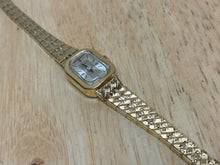 Load image into Gallery viewer, Nice Vintage Timex Lady Gold Tone Rectangle Hand-Wind Mechanical Watch Hours
