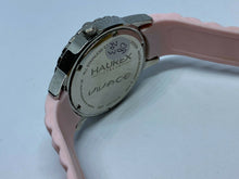 Load image into Gallery viewer, Haurex Italy Vivace Men Lady 50m Silver Pink Analog Quartz Watch Hour~New Batter
