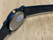 Load image into Gallery viewer, Vintage Relative Time Men Lady Black Leather Analog Quartz Watch Hour~New Batter
