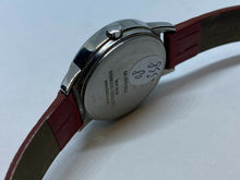 Load image into Gallery viewer, Timex Lady 30m Silver White Leather Band Analog Quartz Watch Hours~New Battery
