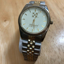 Load image into Gallery viewer, Vintage Ultimate EXT Men Classic Fluted Bezel Analog Quartz Watch Hours~New Batt
