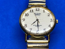 Load image into Gallery viewer, Vintage Acqua By Timex Men Gold Tone Stretch Analog Quartz Watch Hour~New Batter
