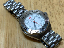 Load image into Gallery viewer, Swiss Military Lady 100m Move Bezel Diver Analog Quartz Watch Hour~Date~New Batt
