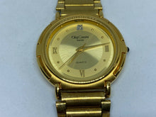 Load image into Gallery viewer, Vintage Oleg Cassini Mend Gold Tone Swiss Analog Quartz Watch Hours~New Battery
