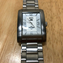 Load image into Gallery viewer, Roots Irving RS105 Mens Silver Rectangle Analog Quartz Watch Hours~New Battery
