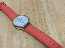 Load image into Gallery viewer, Retro Timex Indiglo Men 30m Gold Tone Leather Analog Quartz Watch Hours~New Batt
