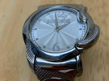 Load image into Gallery viewer, Just Cavalli Snake Statue Bezel 50m Steel Analog Quartz Watch Hours~New Battery
