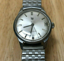 Load image into Gallery viewer, Vintage LIP Calendar Cal. R.017 Mens Silver Hand-Winding Mechanical Watch Hours
