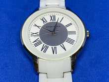 Load image into Gallery viewer, Anne Klein AK/1949 Lady Ceramic Band Bezel Analog Quartz Watch Hours~New Battery
