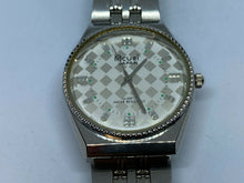 Load image into Gallery viewer, Vintage Acuet Japan Mens Fancy Dial Silver Analog Quartz Watch Hours~New Battery
