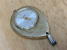 Load image into Gallery viewer, Vintage Sheffield Swiss Lady Aluminum Hand-Wind Pendant Pocket Watch Hours
