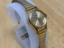Load image into Gallery viewer, Vintage Acqua-Timex Lady Gold Tone Stretch Band Hand-Wind Mechanical Watch Hours
