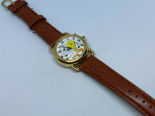 Load image into Gallery viewer, VTG Gluck Tweety Bird Lady Gold Tone Analog Quartz Musical Watch Hour~New Batter

