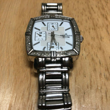 Load image into Gallery viewer, Anne Klein Lady 8 Real Diamonds Barrel Quartz Watch Hours~Day Date~New Battery
