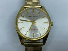 Load image into Gallery viewer, Vintage Helbros Electric Mens Gold Tone Loud Beat Analog Watch Hours~New Battery
