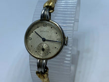 Load image into Gallery viewer, RARE Vintage Zenith Lady 12k Gold Filled Band Small Second Hand-Wind Watch Hours
