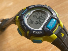 Load image into Gallery viewer, Timex Ironman Men 100m Green Black Digital Alarm Chrono Watch Hours~New Battery
