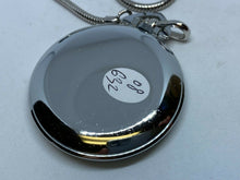 Load image into Gallery viewer, VTG Swank Silver Black Ultra Thin Swiss Hand-Wind Mechanical Pocket Watch Hours
