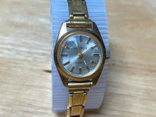 Load image into Gallery viewer, Vintage Benrus Lady 17 Jewels Gold Tone Stretch Hand-Wind Mechanical Watch Hours
