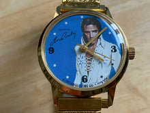 Load image into Gallery viewer, VTG Original Elvis Presley By Unique Time Mens Hand-Wind Mechanical Watch Hours
