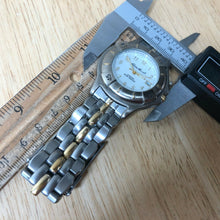 Load image into Gallery viewer, Eddie Bauer Men Dual Tone Move Bezel Luminous Analog Quartz Watch Hours~New Batt
