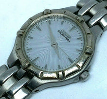 Load image into Gallery viewer, Citizen Japan Eco-Drive B230-H15017 Lady Silver Solar Analog Quartz Watch Hours
