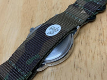 Load image into Gallery viewer, Timex Weekender Men Silver White Military Green Band Quartz Watch Hours~New Batt
